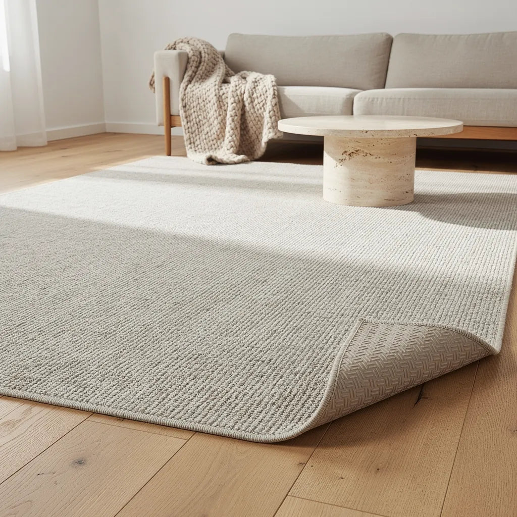 Como escolher tapete para sala: tapete bege sob o sofá - Vittara Decor
