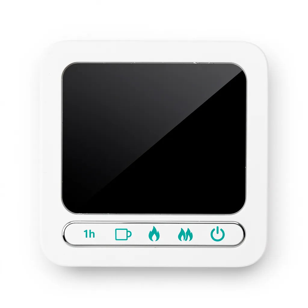 Aquecedor portatil de canecas USB 3 niveis de temperatura — fundo branco — Vittara Decor