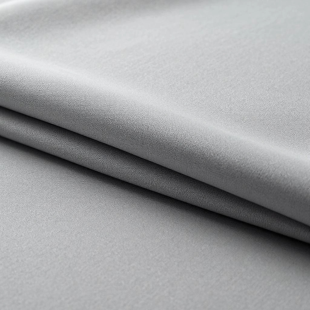 Capa de sofá Jacquard cinza claro dobrada fundo branco - Vittara Decor