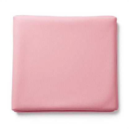 Capa de sofá Jacquard rosa dobrada fundo branco - Vittara Decor