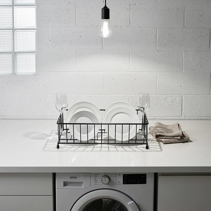 Escorredor De Louca Dobravel Inox Compacto Para Pia Ambiente 07 Vittara Decor — Vittara Decor