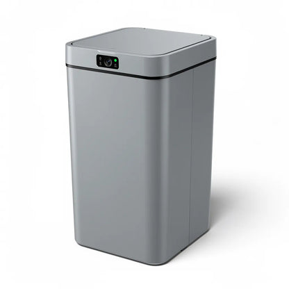 Lixeira automática com sensor de movimento sem toque na cor Cinza - Vittara Decor