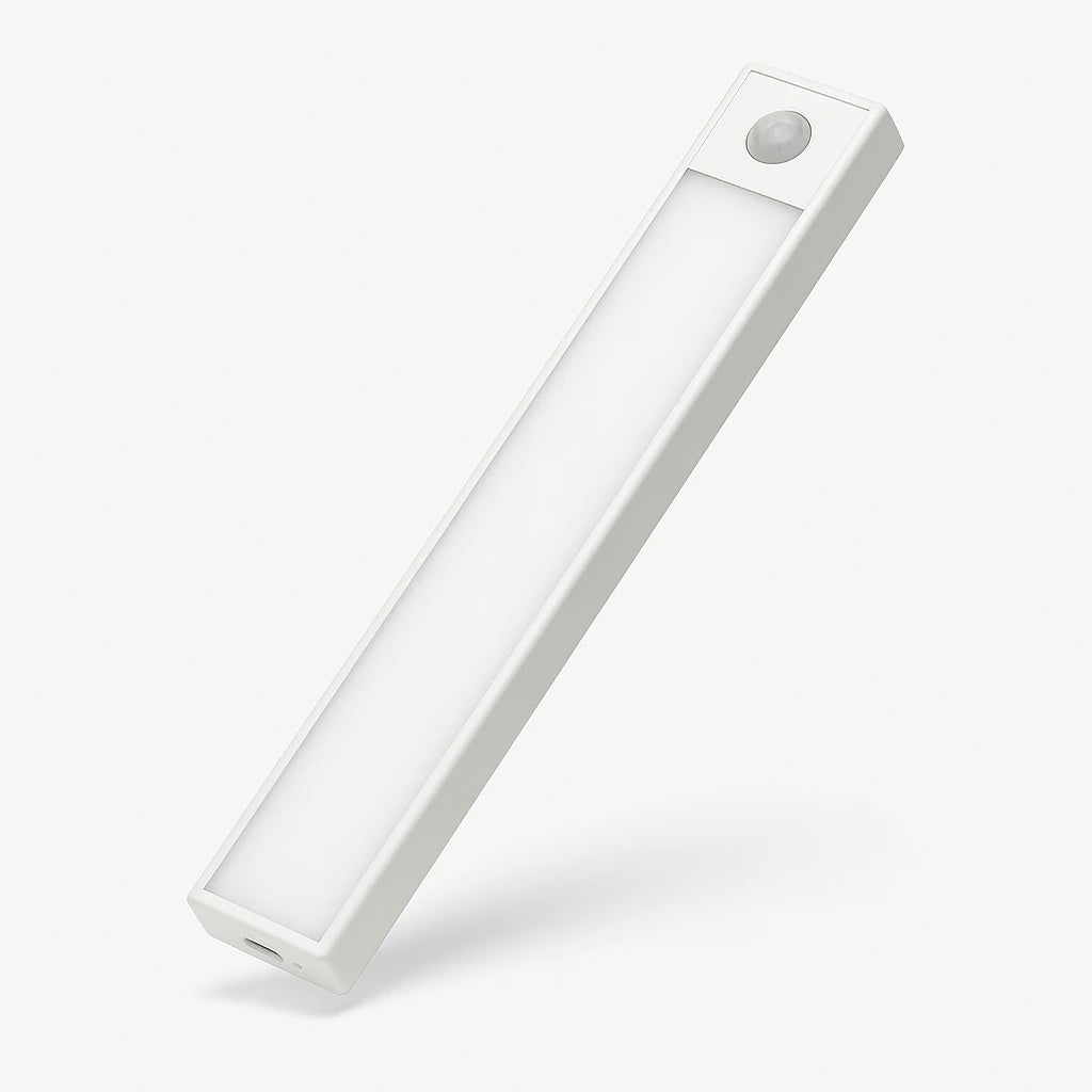 Luminária barra LED recarregável com sensor de movimento cor Branco - Vittara Decor