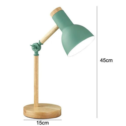 Dimensões da luminária de mesa articulada 45 cm de altura e base de 15 cm - Vittara Decor