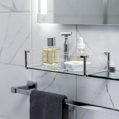 Organizador De Banheiro Acrilico Transparente Bancada Ambiente 07 Vittara Decor — Vittara Decor