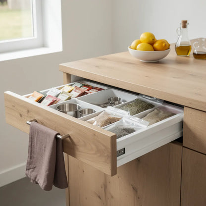 Organizador De Gaveta Cozinha Ajustavel Modular Plastico Ambiente 04 Vittara Decor — Vittara Decor