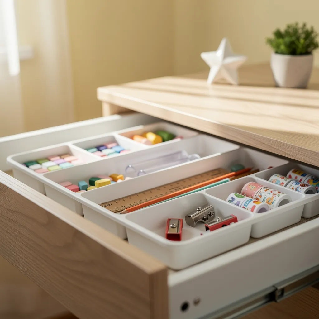 Organizador De Gaveta Cozinha Ajustavel Modular Plastico Ambiente 05 Vittara Decor — Vittara Decor