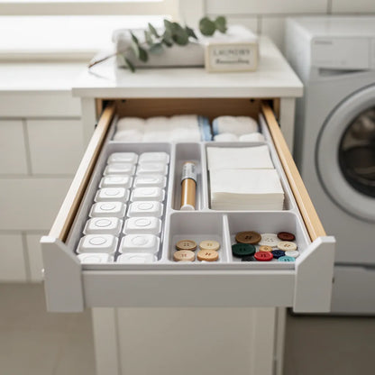 Organizador De Gaveta Cozinha Ajustavel Modular Plastico Ambiente 06 Vittara Decor — Vittara Decor