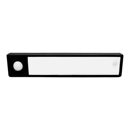 Luminária barra LED preta com sensor de movimento, modelo 3D para girar e ver o formato