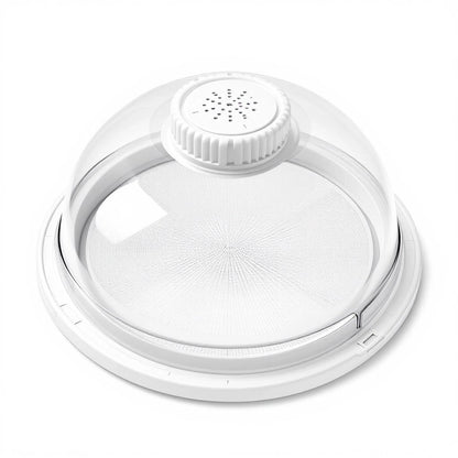 Tampa anti-respingos para micro-ondas transparente com válvula de vapor - Vittara Decor